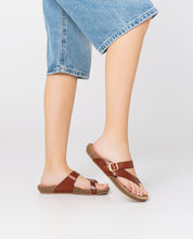 Flache Sandale IBIZA-013 braun