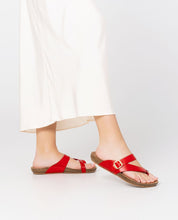 Sandalia plana Ibiza 013 rojo