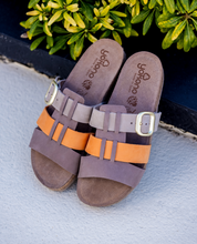 Flache Sandale JERBA-137 orange