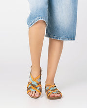 Flache Sandale IBIZA-175 orange