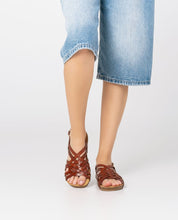 Flache Sandale IBIZA-175 braun