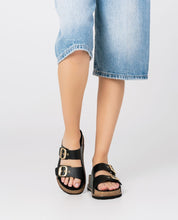 Sandalia de plataforma Oca 013 negro