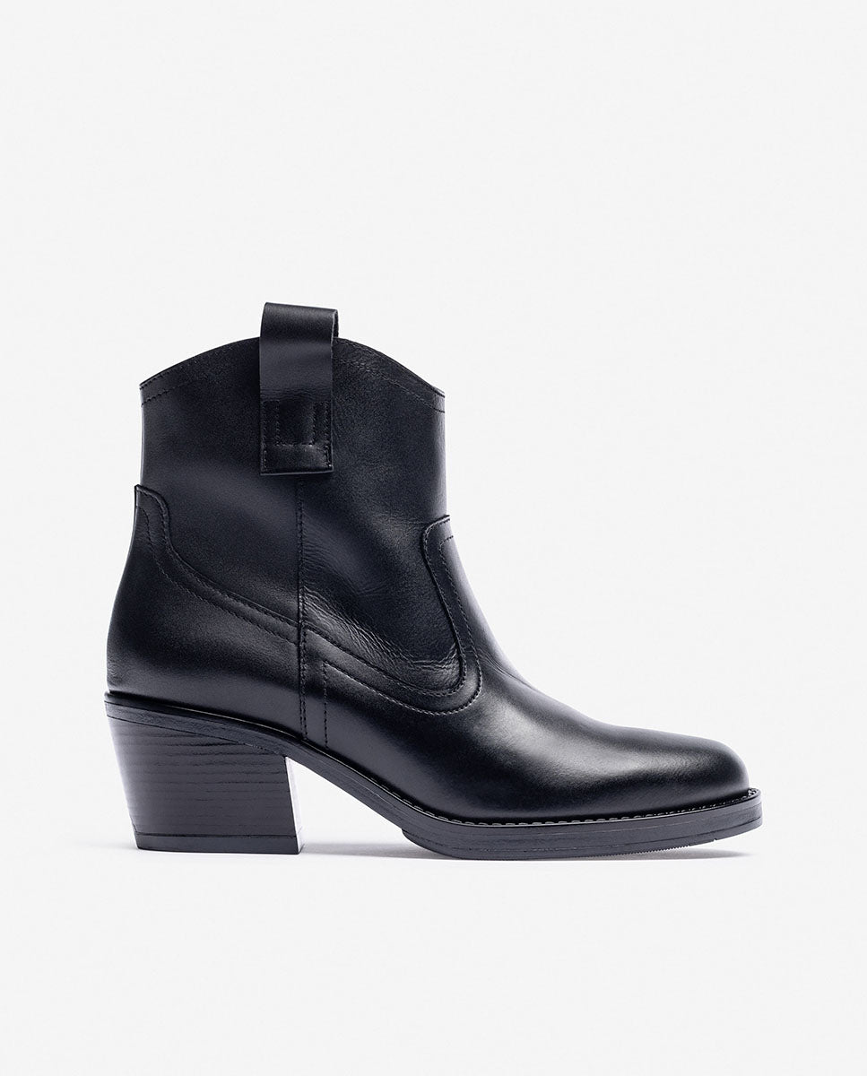 Bottine à talon BRAVA-002 noir