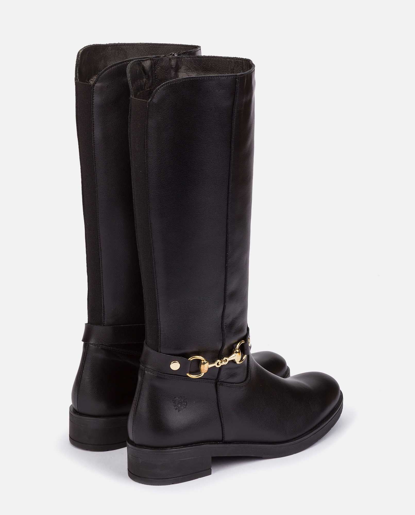 Bota plana ELVAS-002 negro_24613.jpg