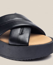 Sandale à plateforme CARMEN-004 noir