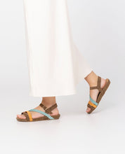 Flache Sandale IBIZA-176 orange