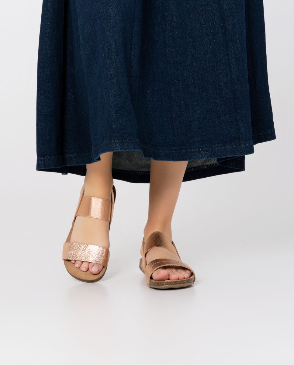 Flache Sandale MANACOR-001 rosa