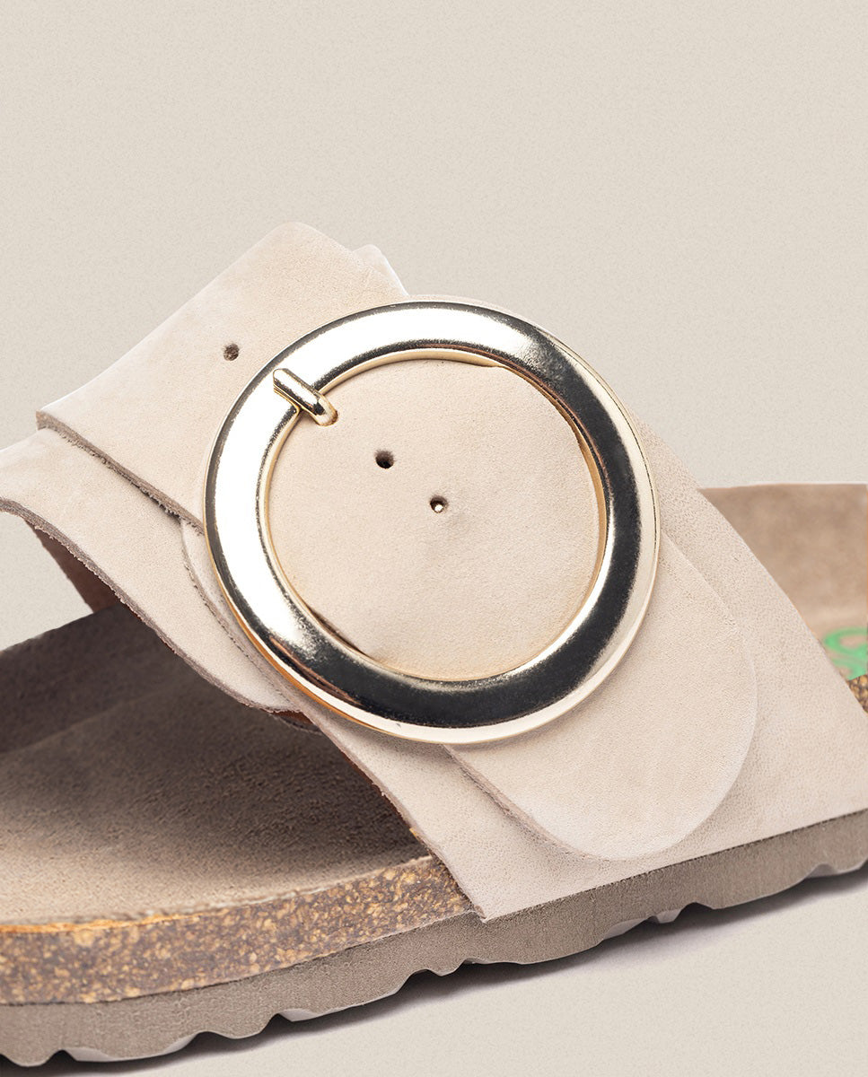 Flache Sandale GRANADA-704 beige