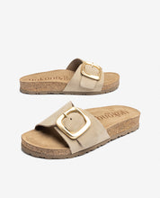 Flat sandal JERBA-114 beige