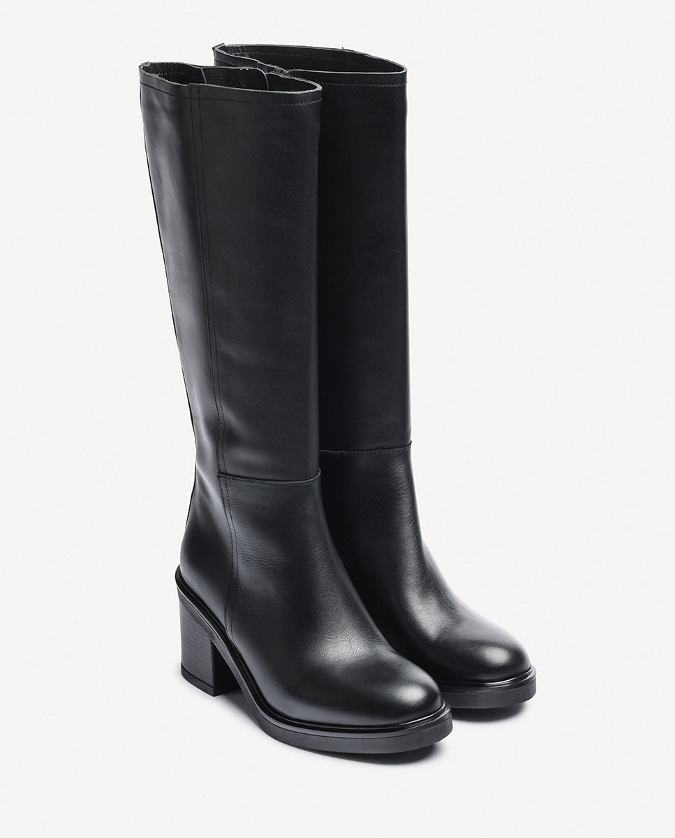 Bota de tacón KOLIN-008 negro