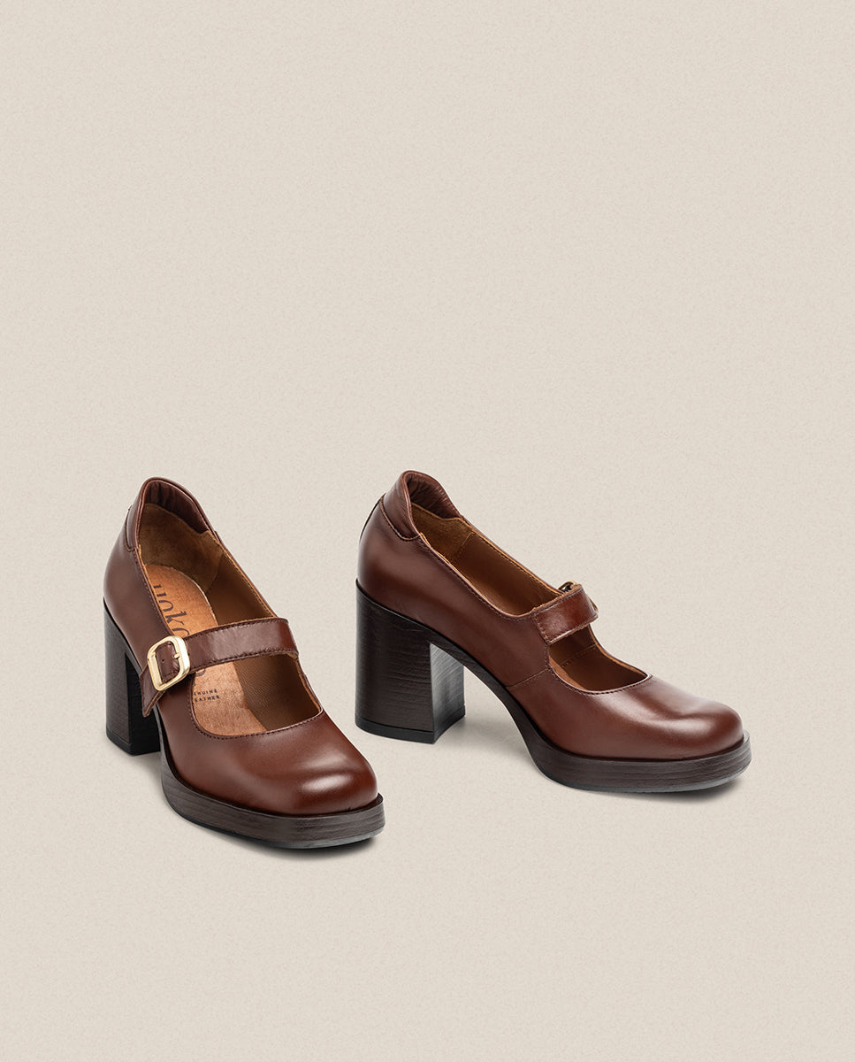 Zapato de tacón KOLIN-010 marrón