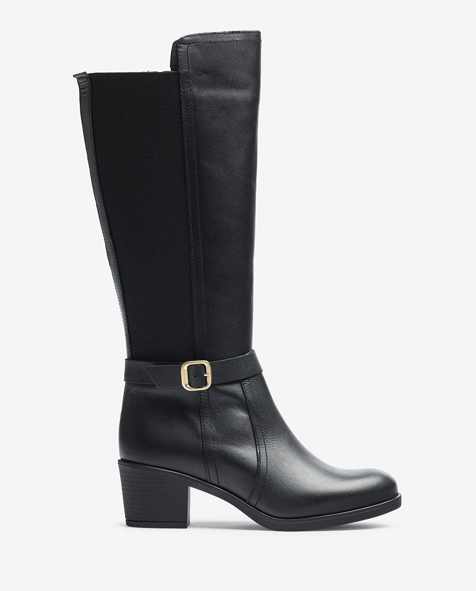 Bota de tacón LILLE-015 negro