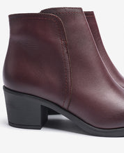 Stivaletto con tacco LILLE-016 bordeaux