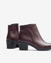 Stivaletto con tacco LILLE-016 bordeaux