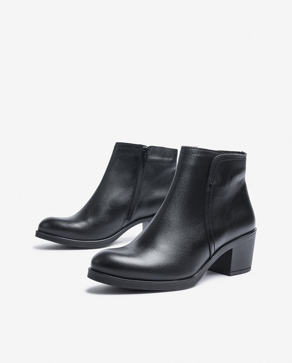 Stivaletto con tacco LILLE-016 nero