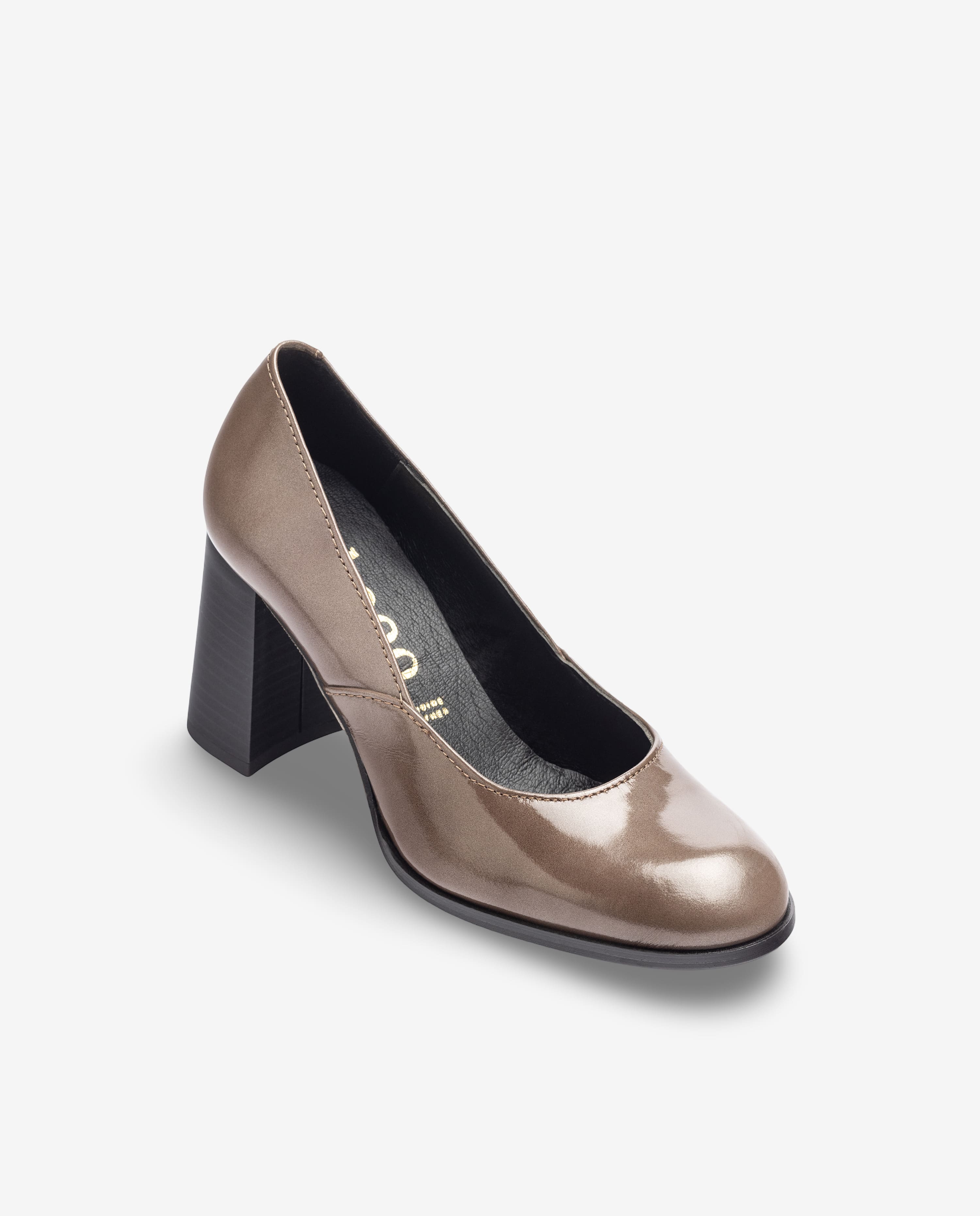 Schuh mit Oberteil LOIR-001 Braun