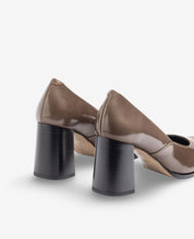 Schuh mit Oberteil LOIR-001 Braun