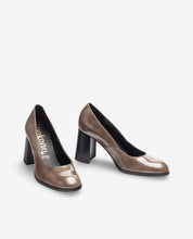 Schuh mit Oberteil LOIR-001 Braun