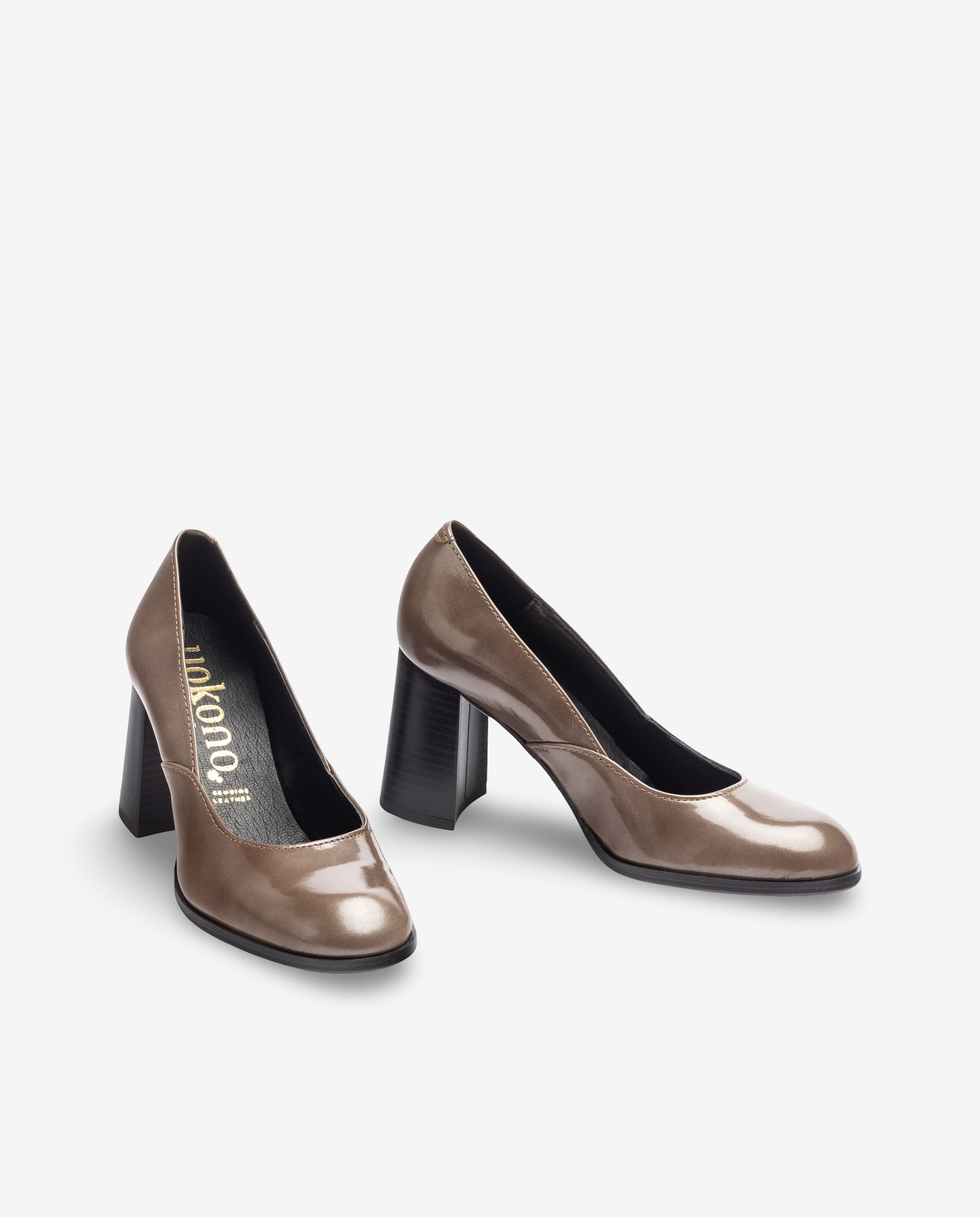 Schuh mit Oberteil LOIR-001 Braun