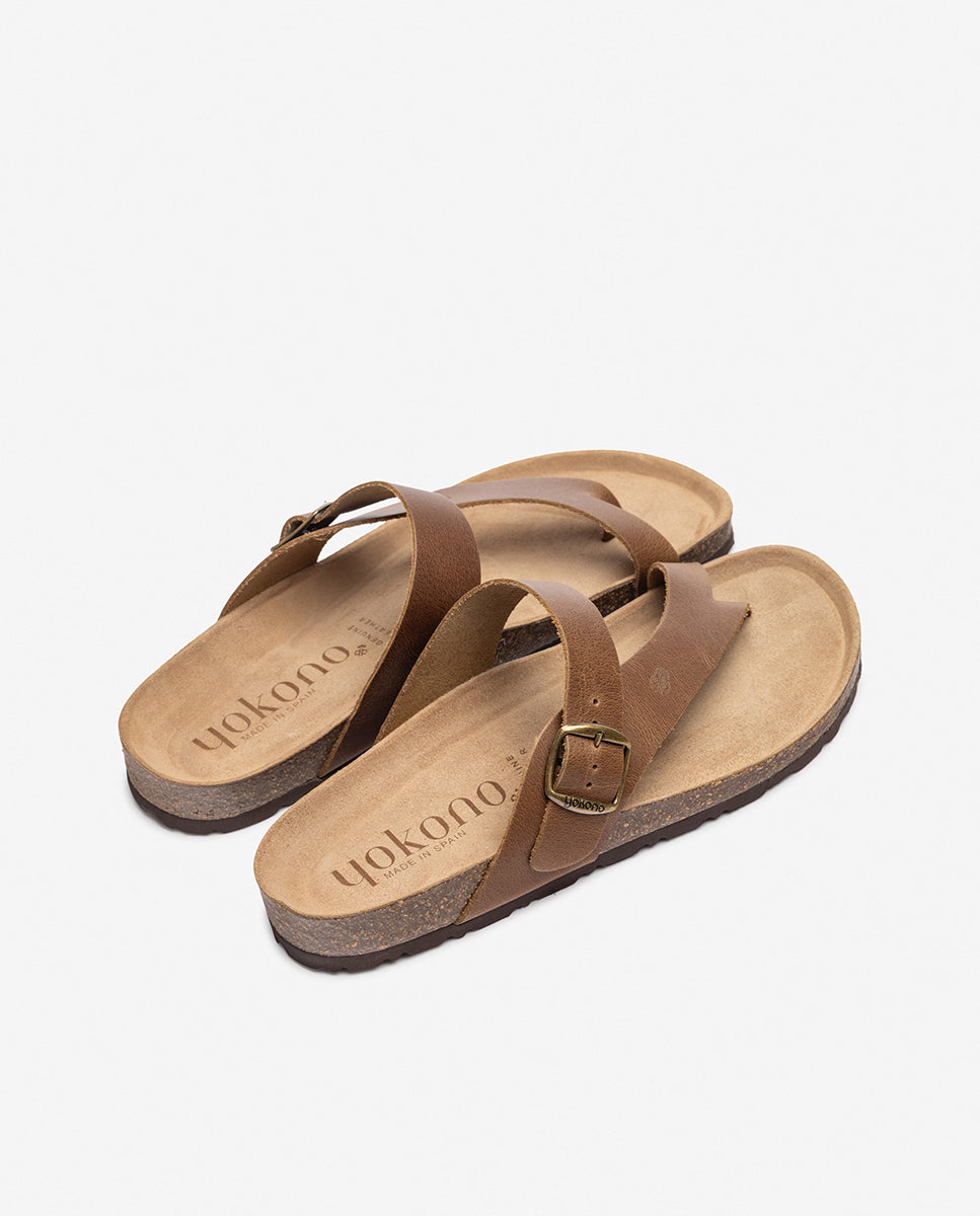 Macam 203 beige flat sandal