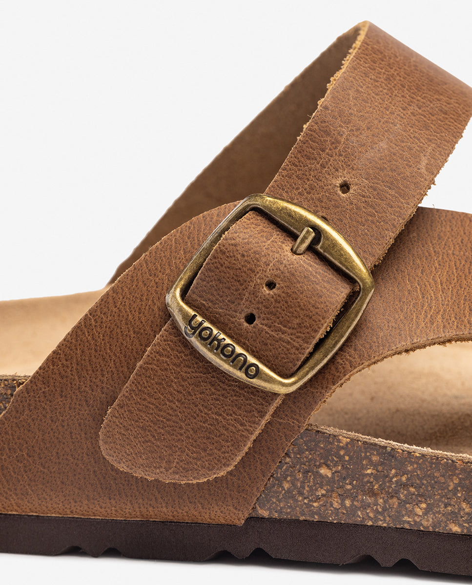 Macam 203 beige flat sandal