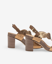 Ponza 006 brown heeled sandal