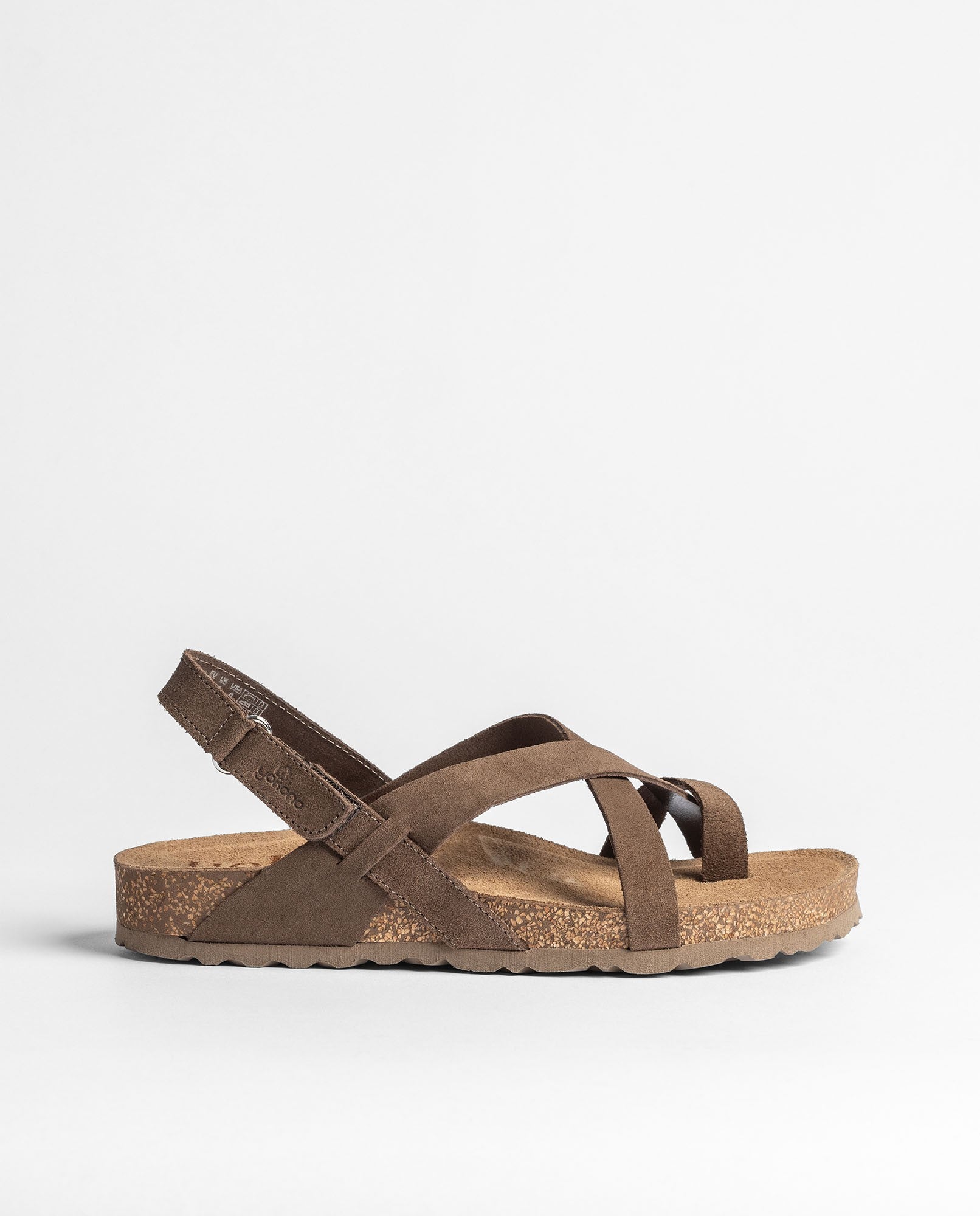 Flat sandal JERBA-718 dark brown – Yokono