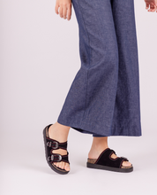 Sandale de plate-forme Black Tunnez-253