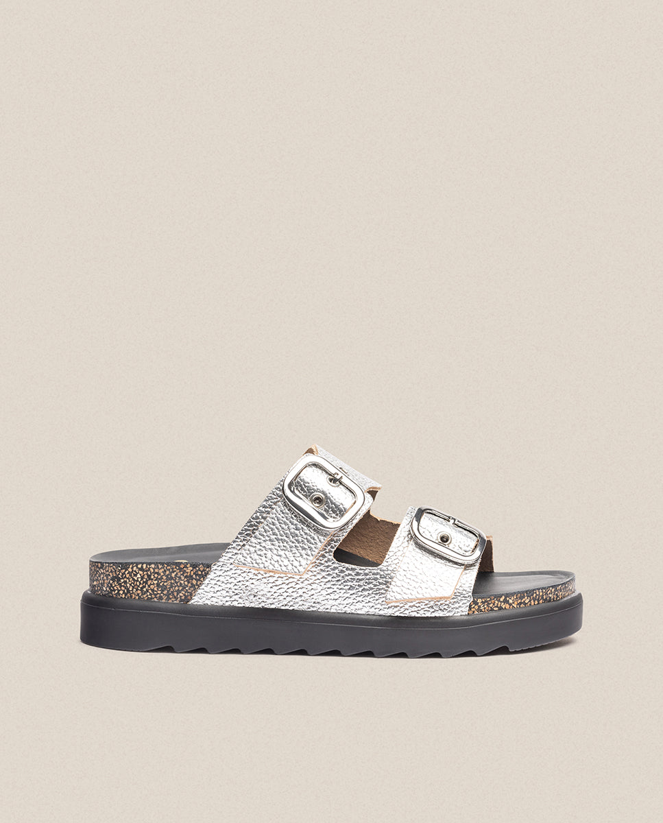 Plateau-Sandale TUNEZ-130 silber