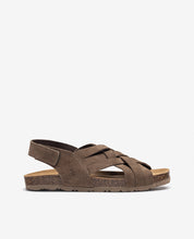 Sandalia plana VILLA-251 marrón