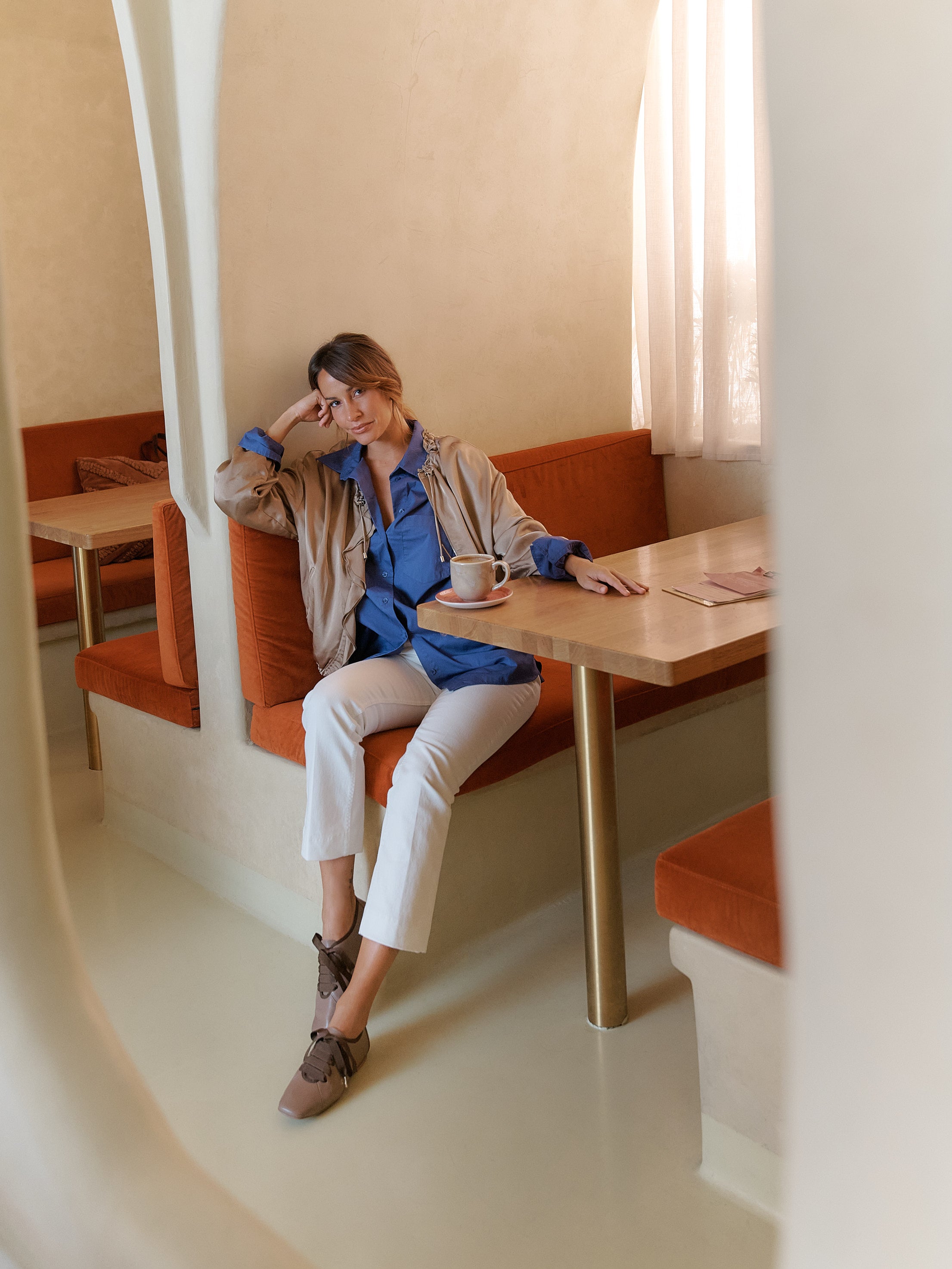 Scarpa bassa LENNA-001 beige