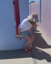 Flache Sandale ARENA-001 pink