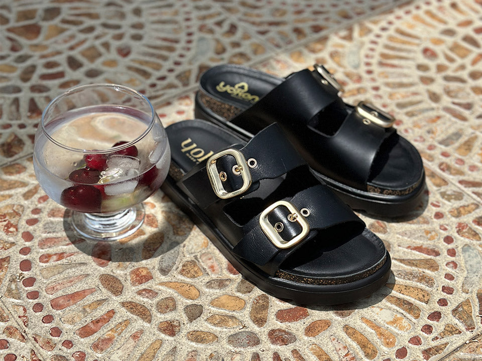 Looks con sandalias de plataforma para este verano