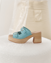 Sandale à talon BONAI-003 vert