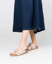 Flache Sandale JERBA-136 beige