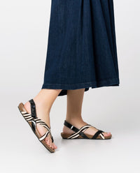 sandalo basso IBIZA-718 nero