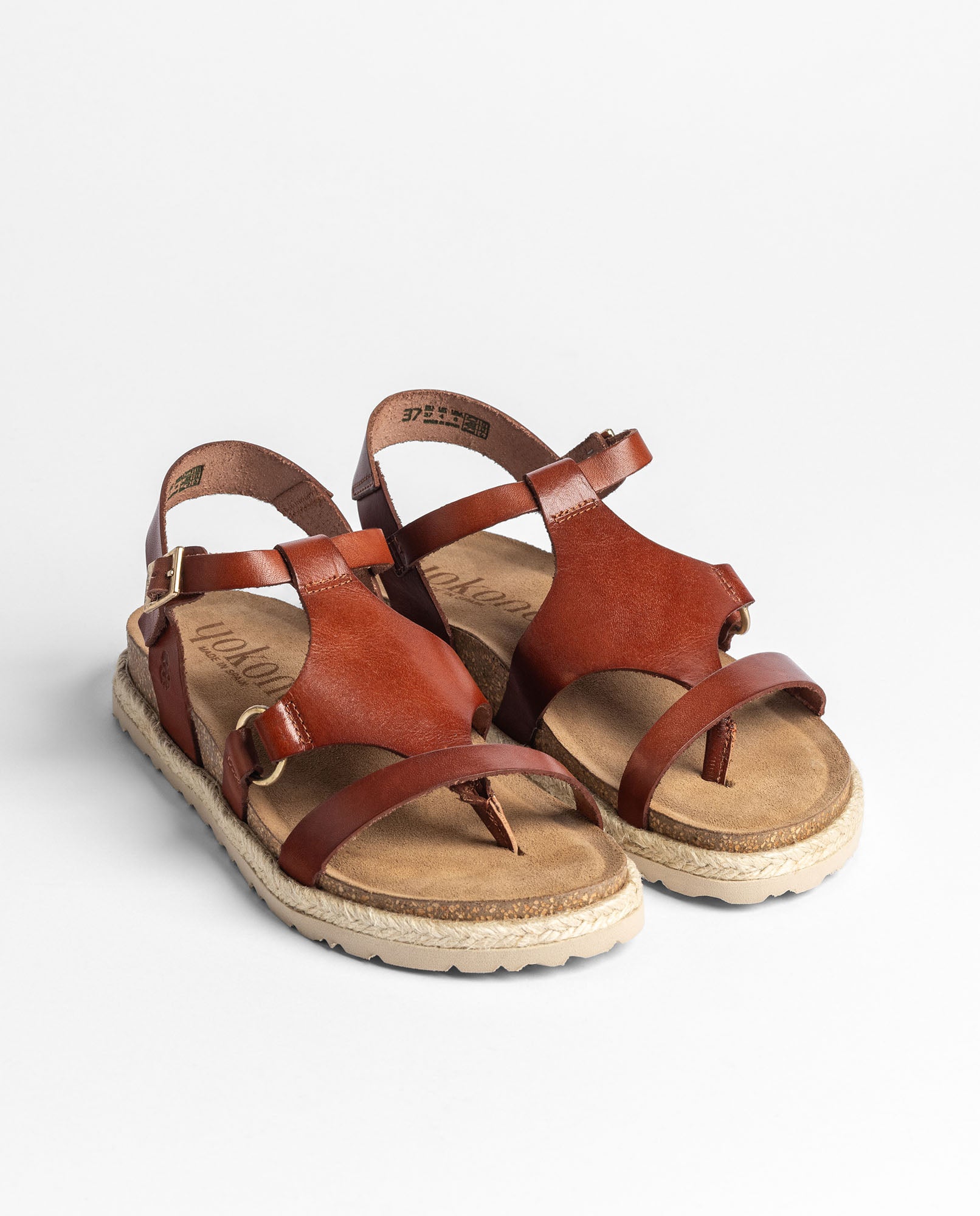 Flache Sandale ARENA-021 dunkelbraun