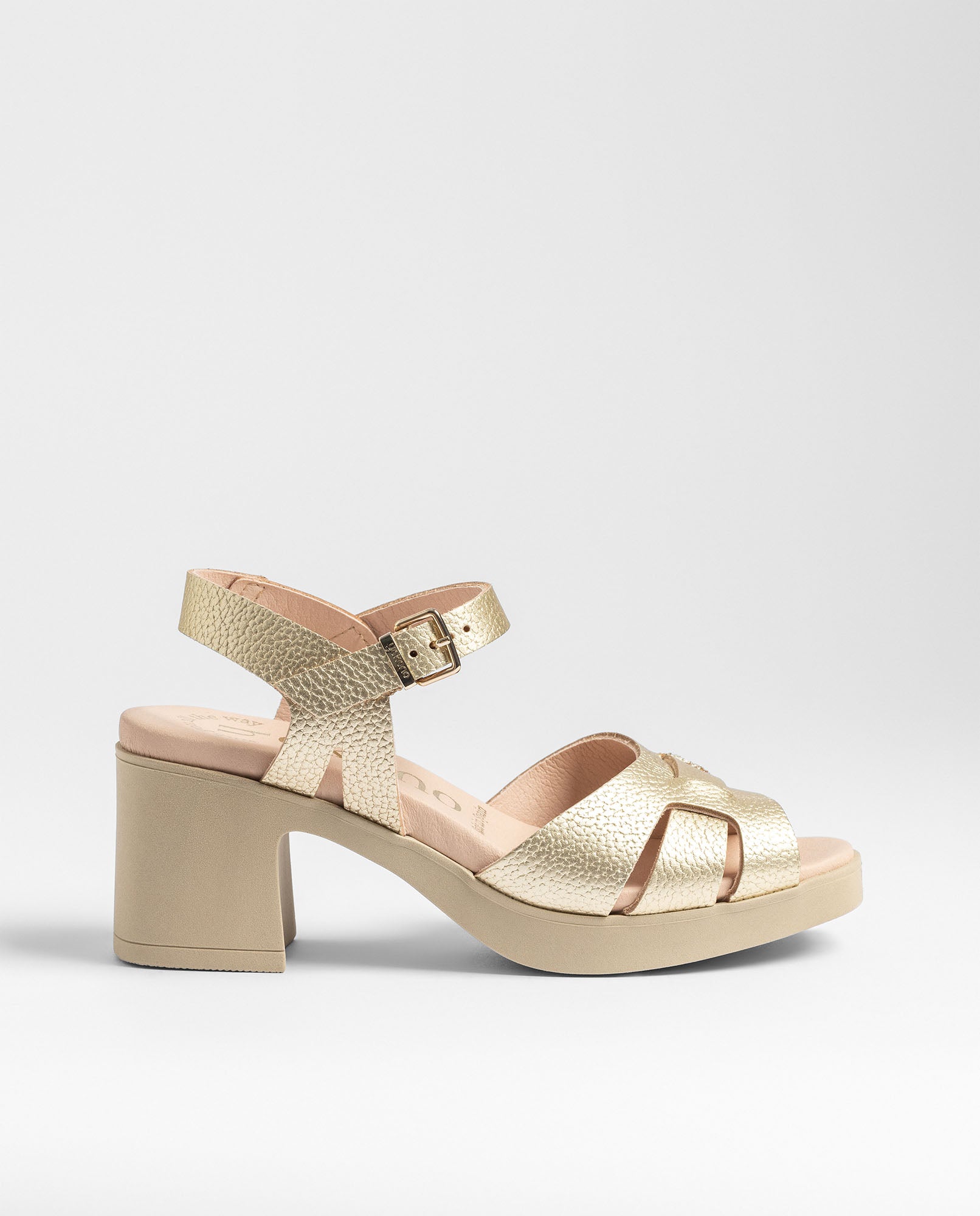 Sandale mit Absatz BLAY-262 Gold