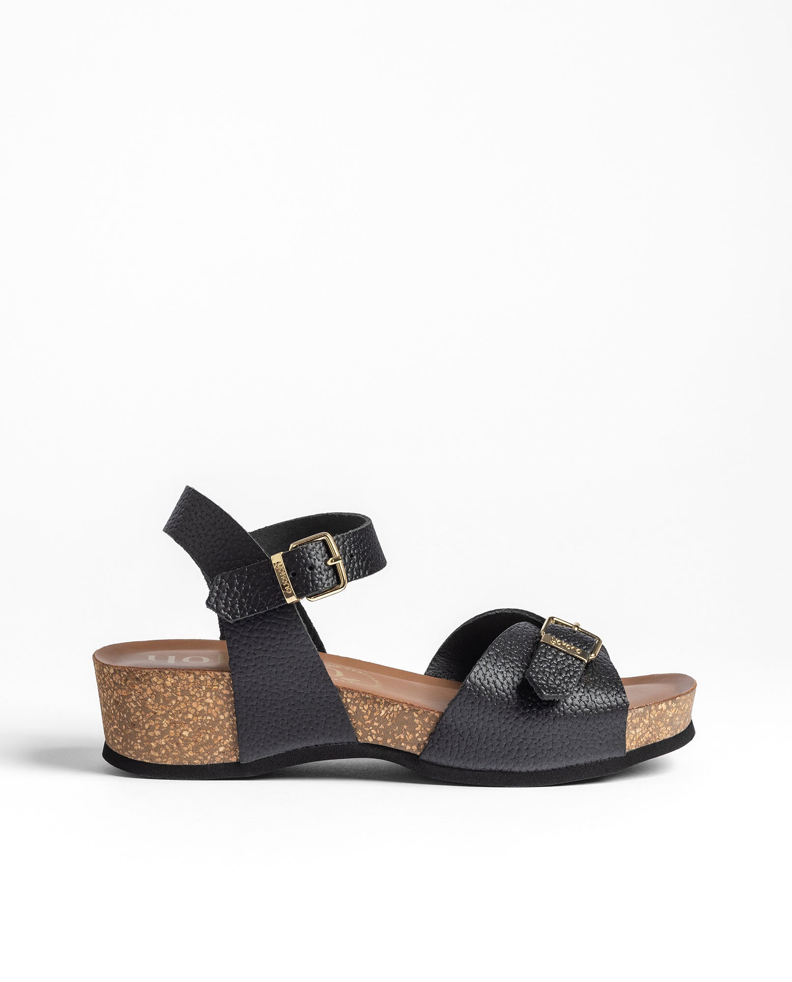 Sandale compensée BOGO-263 noir