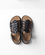 Sandale plate BOLUS-107 noir