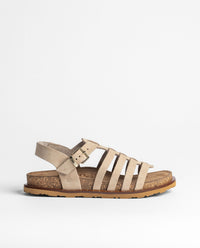 Flat sandal BOLUS-107 beige