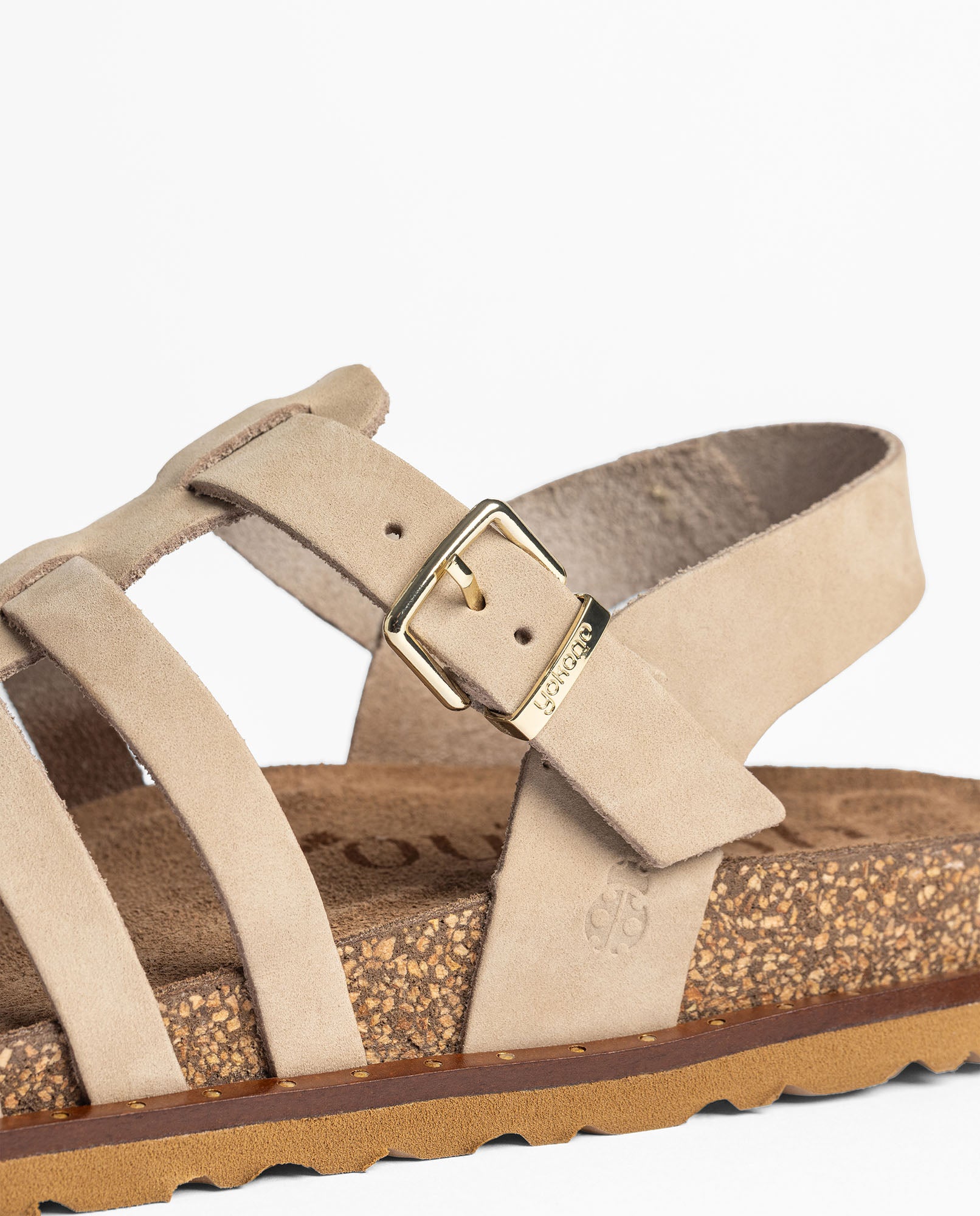 Flat sandal BOLUS-107 beige