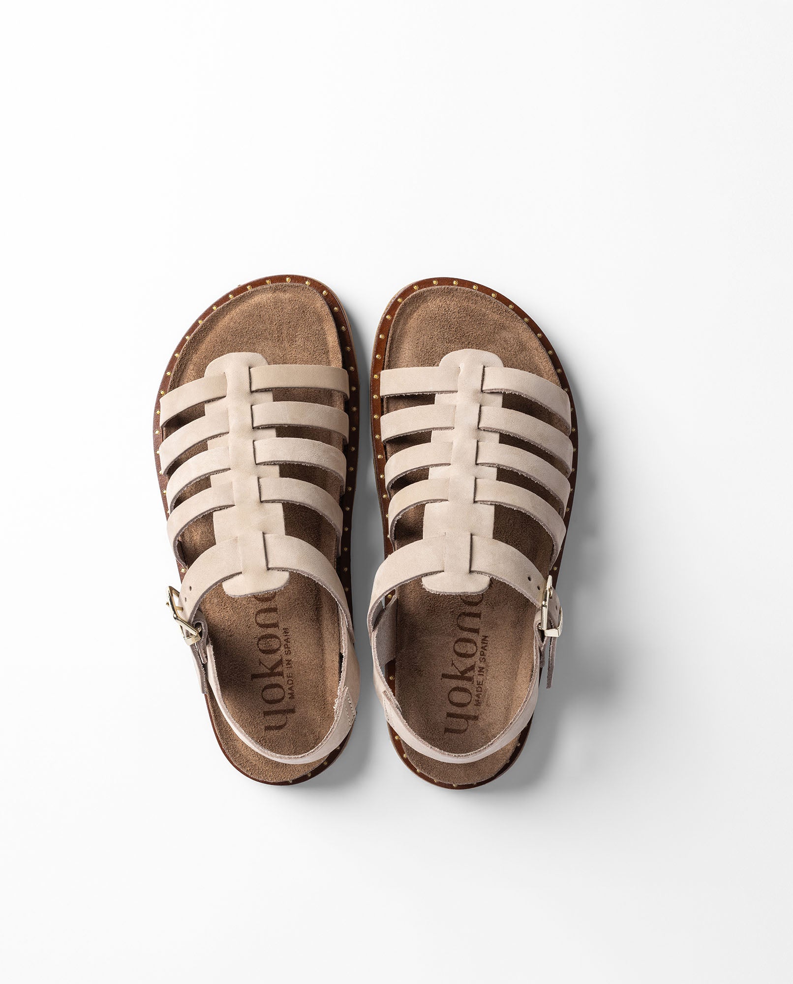 Flat sandal BOLUS-107 beige