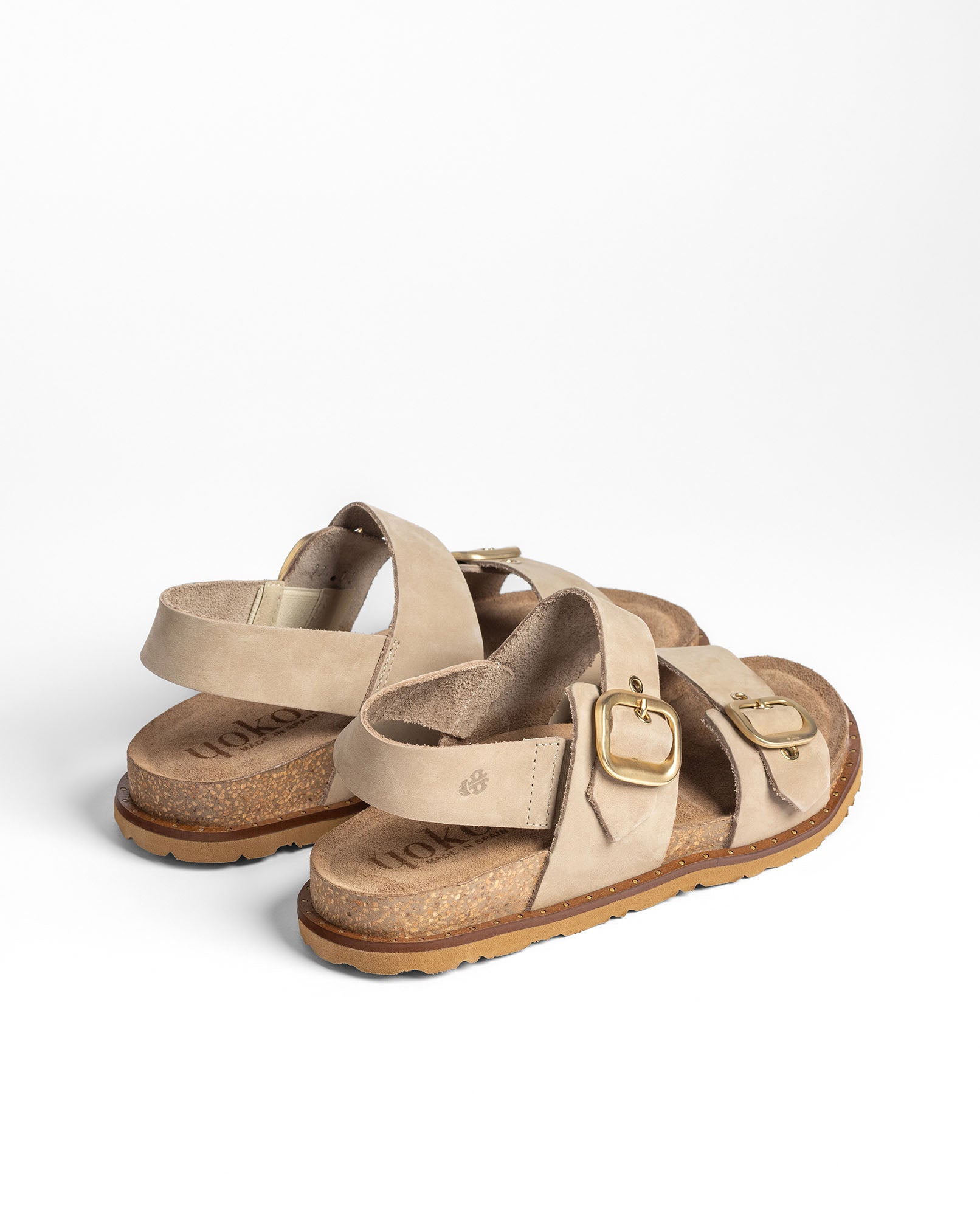 Sandalia plana BOLUS-252 beige