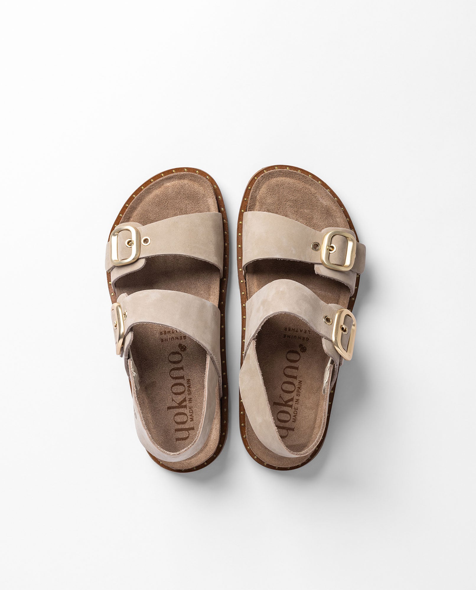 Sandalia plana BOLUS-252 beige