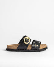 Sandalia plana BOLUS-254 negro