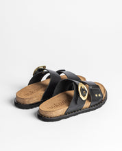 Sandalia plana BOLUS-254 negro