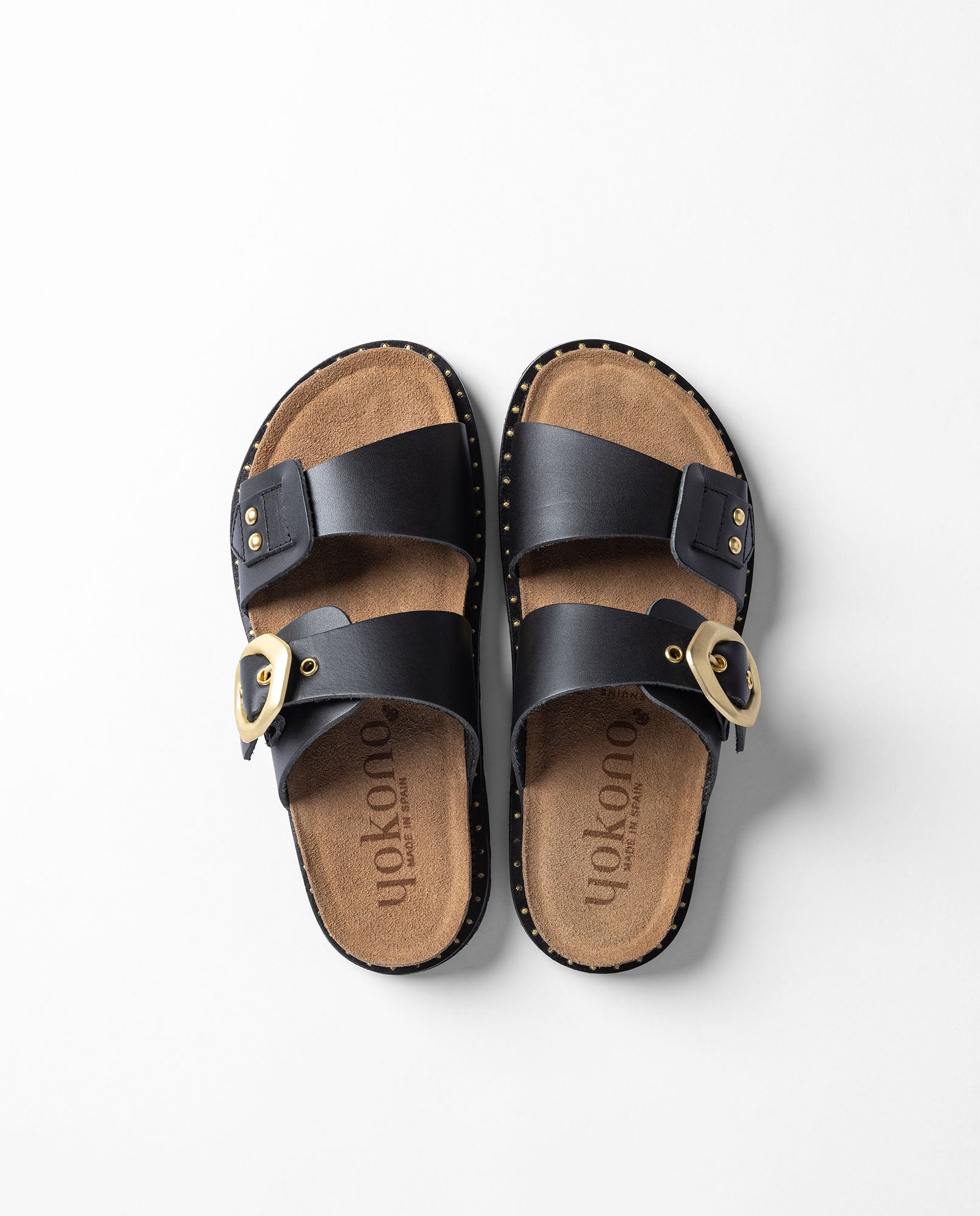 Sandalia plana BOLUS-254 negro