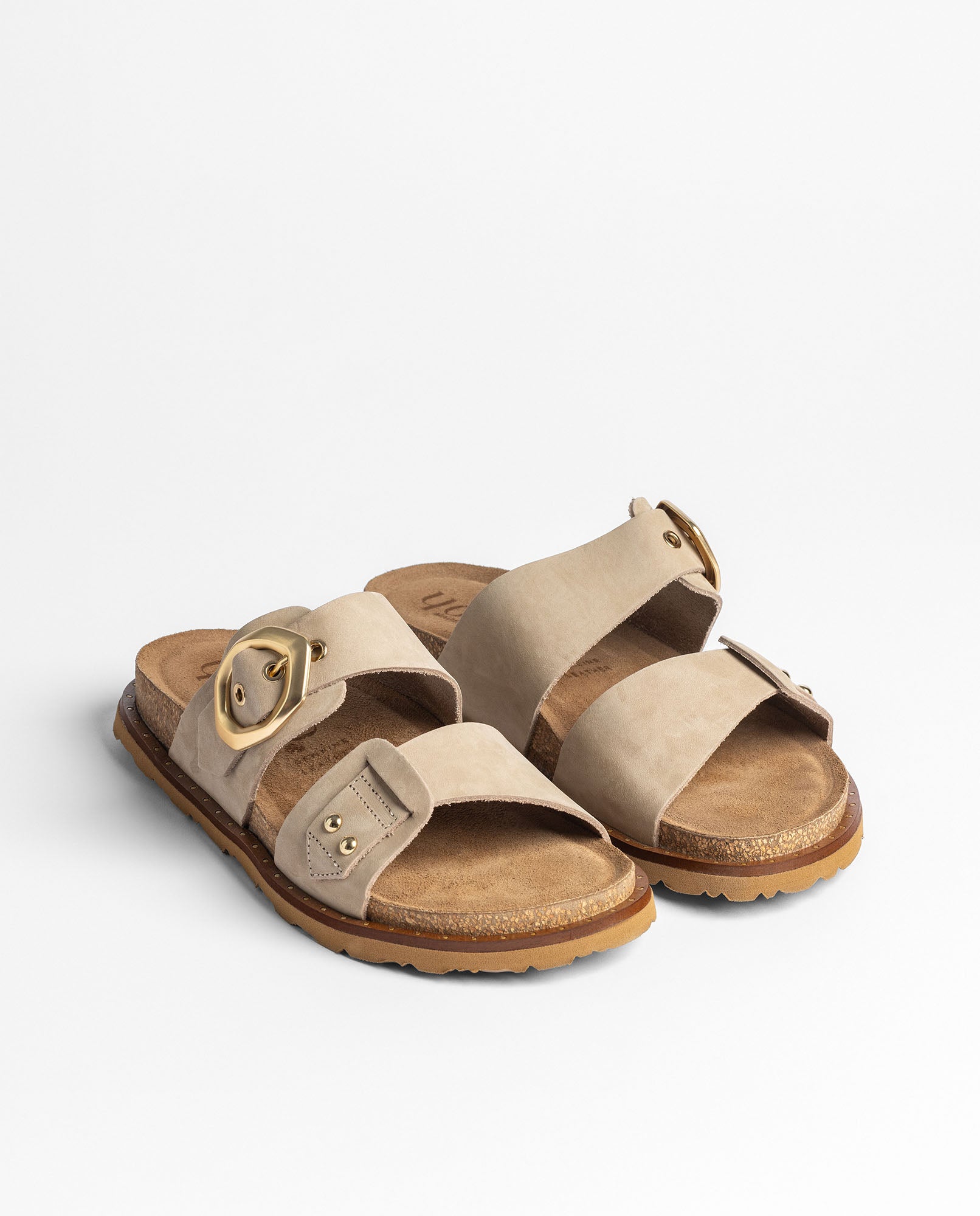 Sandalia plana BOLUS-254 beige