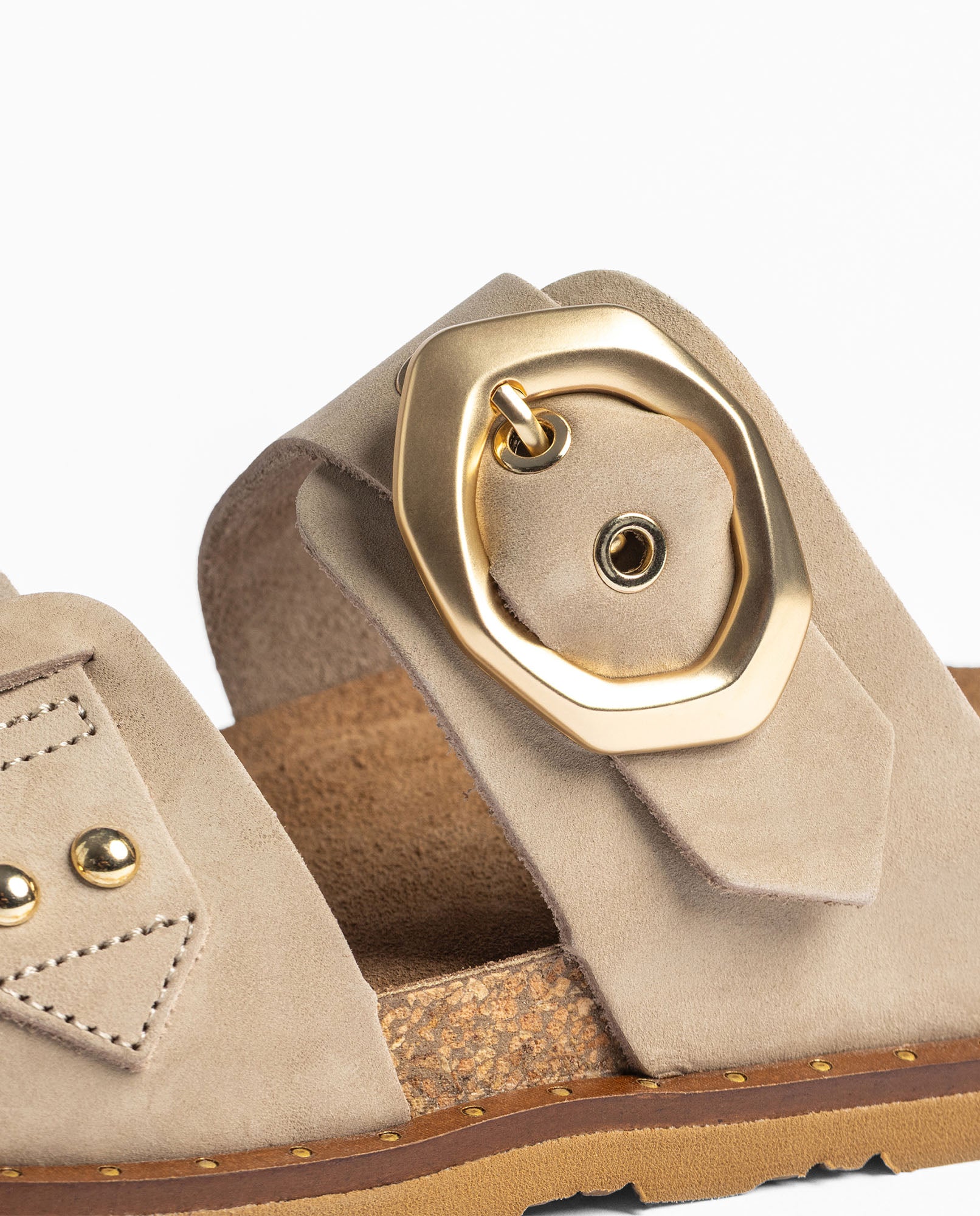 Sandalia plana BOLUS-254 beige